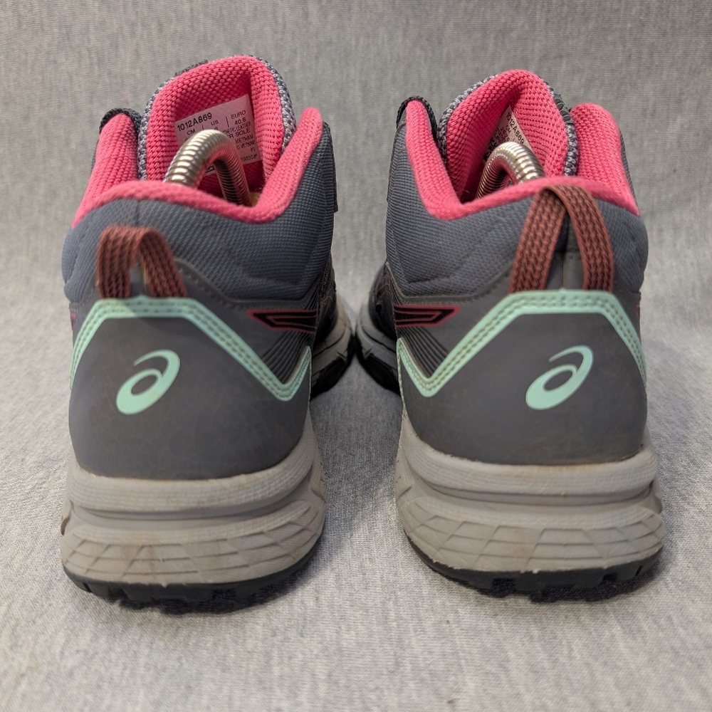 Asics Gel Venture 8 Running Shoes Women's 9 Gray Rose Trail Sneakers - Picture 5 of 11